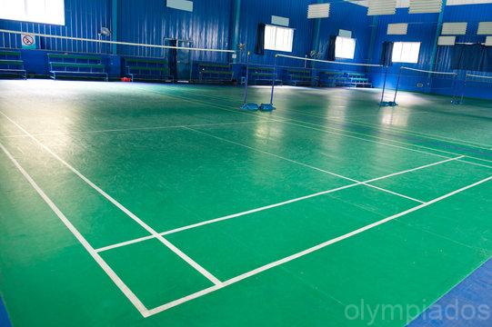 badminton court construction
