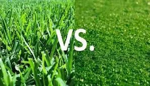 natural grass vs artificial grass for football field