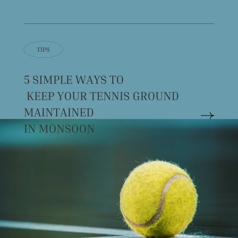 How to Maintain tennis grounds