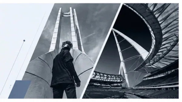 Abstract stadium