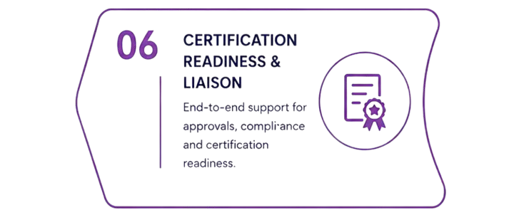 Certification Readiness and Liaison