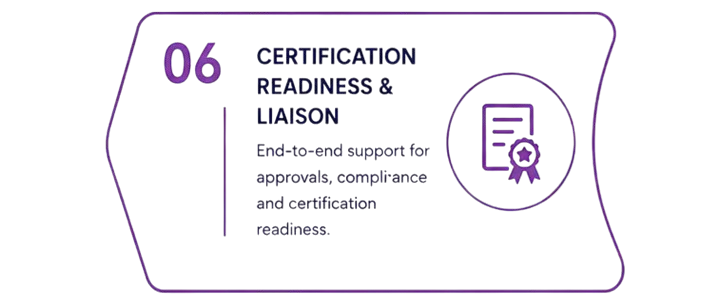 Certification Readiness and Liaison